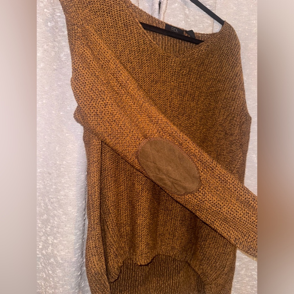 Brown KNIT sweater XL